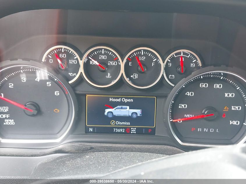 2021 Chevrolet Silverado 1500 4Wd Short Bed Rst VIN: 3GCUYEET9MG134517 Lot: 39538650