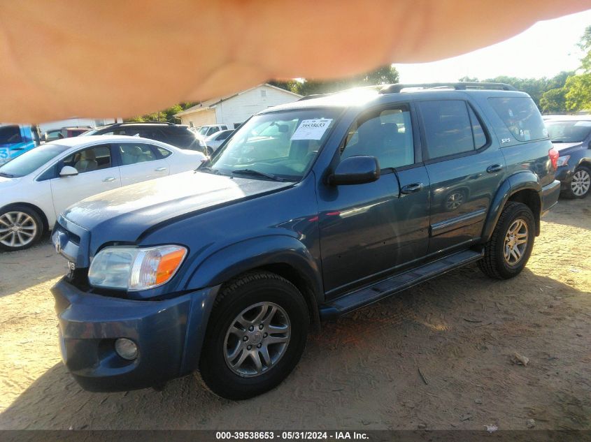 2007 Toyota Sequoia Sr5 VIN: 5TDZT34A77S298637 Lot: 39538653