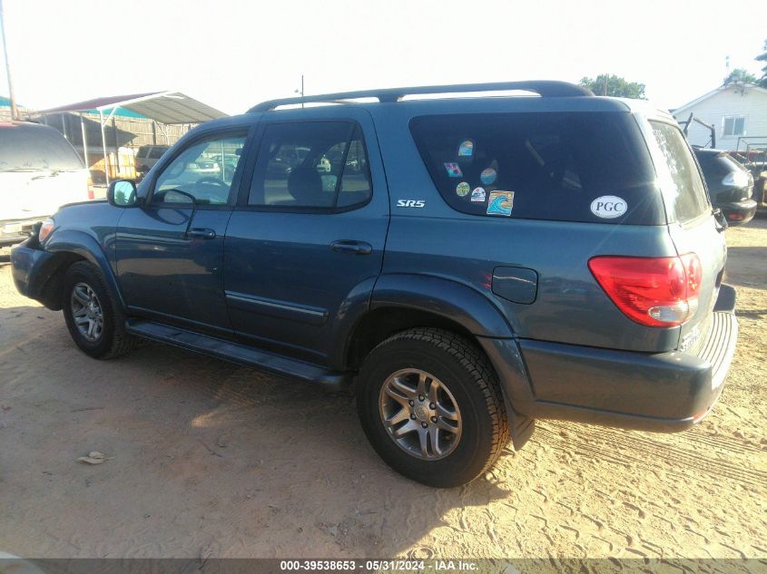 2007 Toyota Sequoia Sr5 VIN: 5TDZT34A77S298637 Lot: 39538653