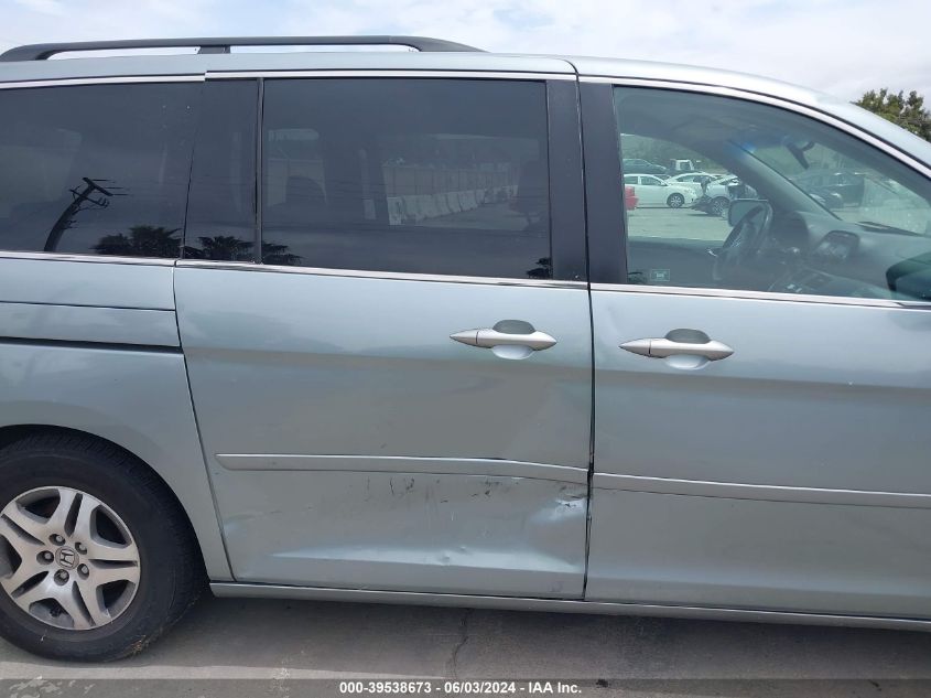 2005 Honda Odyssey Ex VIN: 5FNRL38415B101323 Lot: 39538673