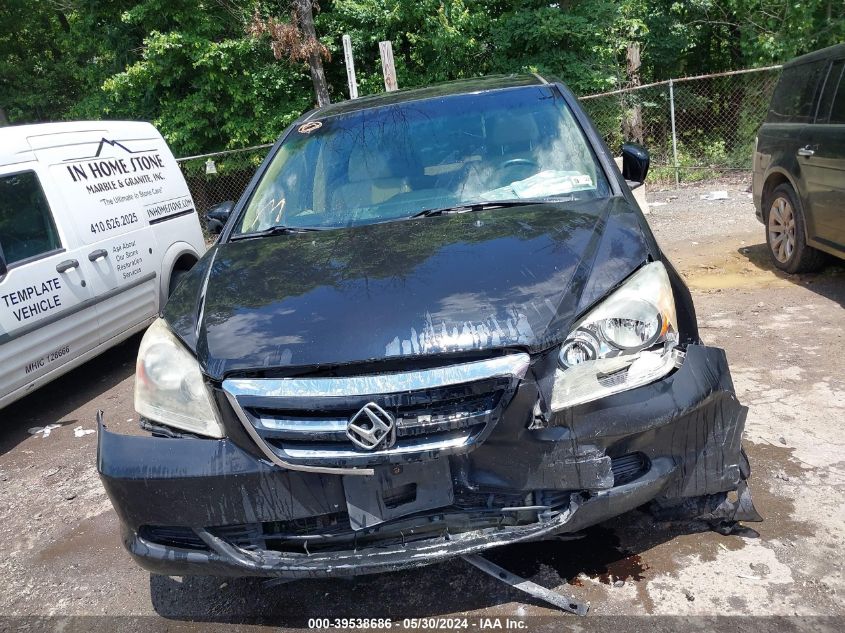 2006 Honda Odyssey Ex-L VIN: 5FNRL38796B063223 Lot: 39538686