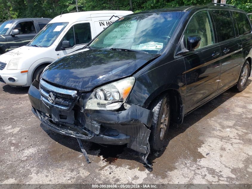 2006 Honda Odyssey Ex-L VIN: 5FNRL38796B063223 Lot: 39538686