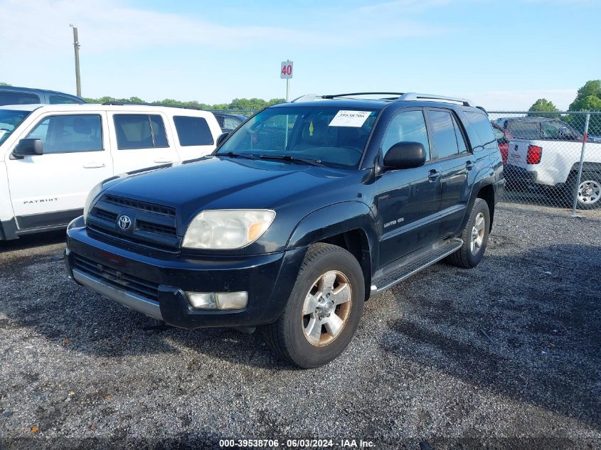 2004 Toyota 4Runner Limited V6 VIN: JTEBU17R248027601 Lot: 39538706