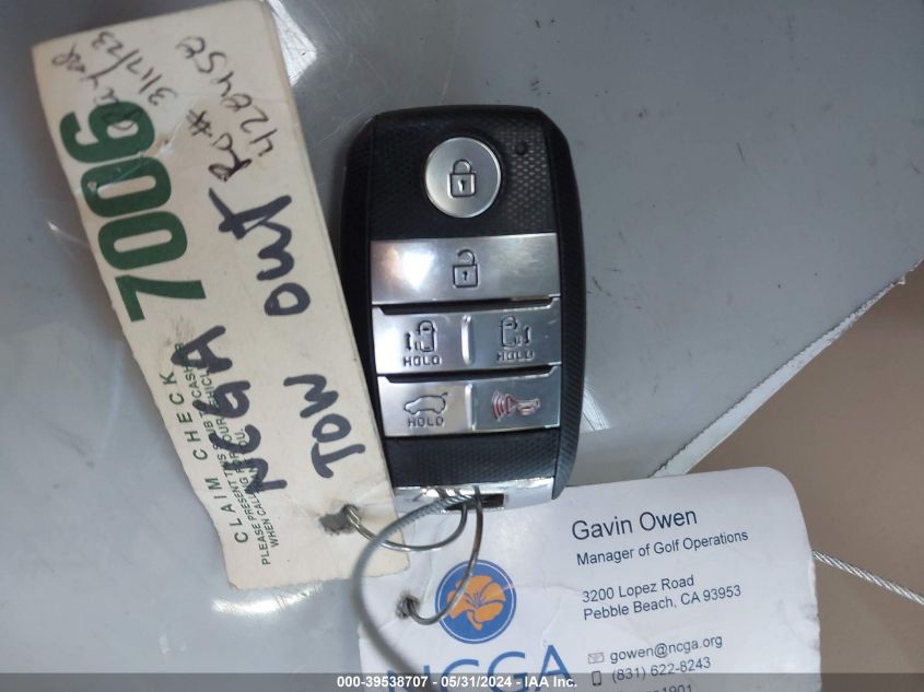 2017 Kia Sedona Lx VIN: KNDMB5C16H6321255 Lot: 39538707