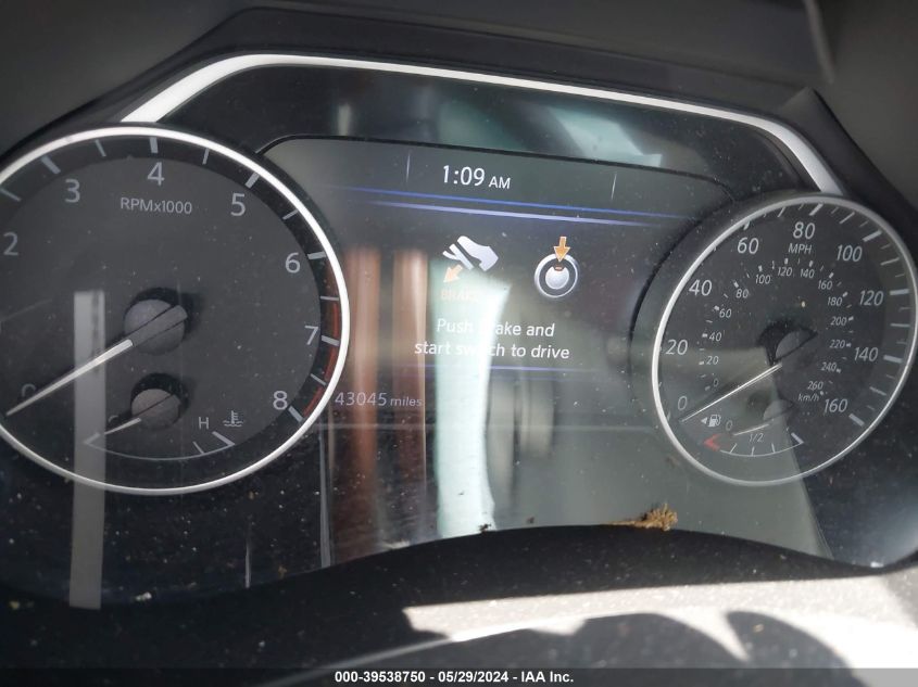 2020 Nissan Murano Sv Fwd VIN: 5N1AZ2BJ1LN107217 Lot: 39538750