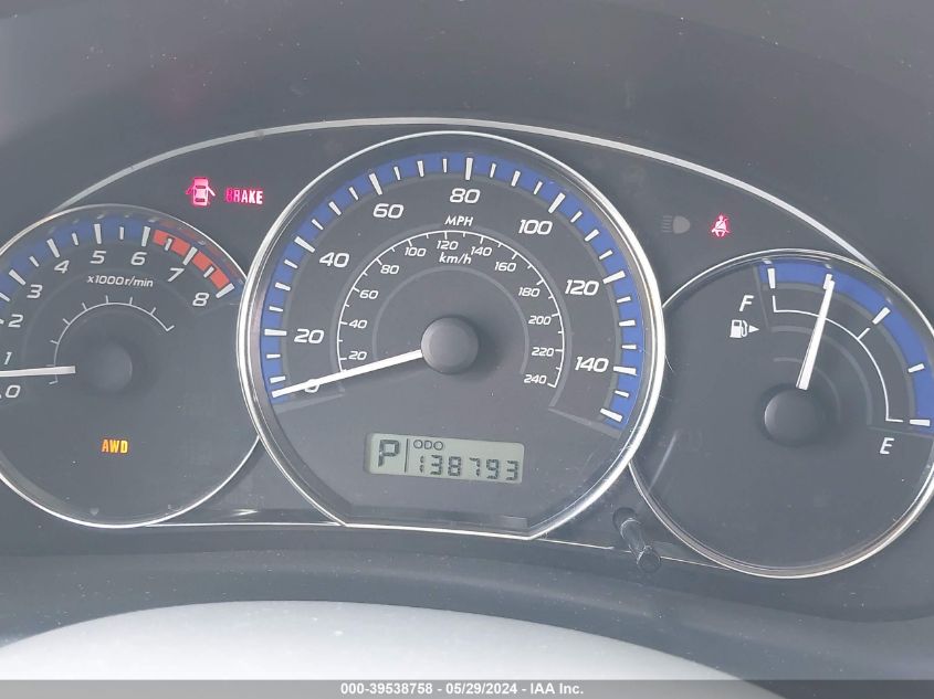 2010 Subaru Forester 2.5X Limited VIN: JF2SH6DC3AH736993 Lot: 39538758