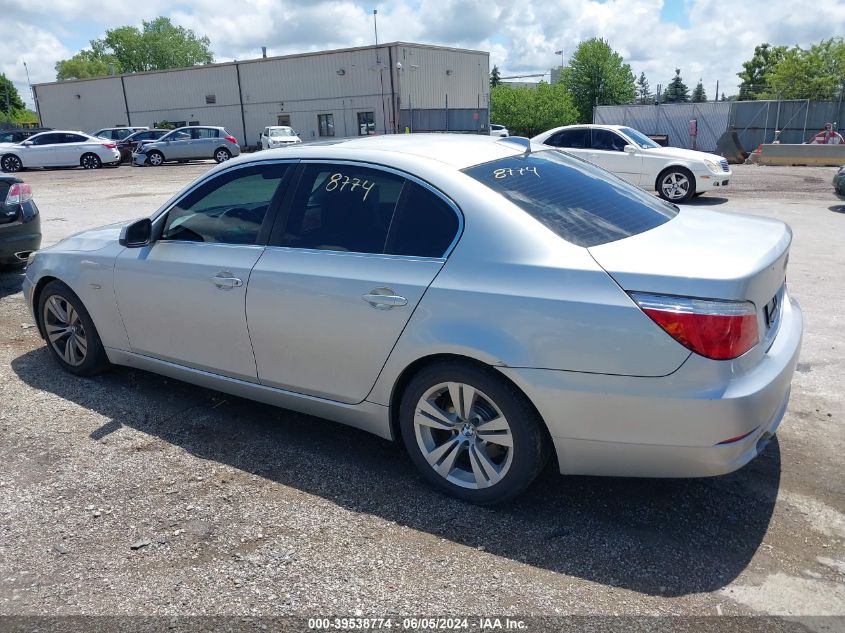 2010 BMW 528 I VIN: WBANU5C58AC441838 Lot: 39538774