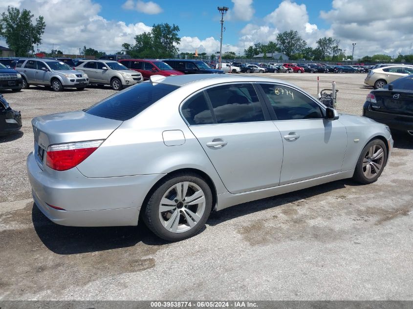 2010 BMW 528 I VIN: WBANU5C58AC441838 Lot: 39538774