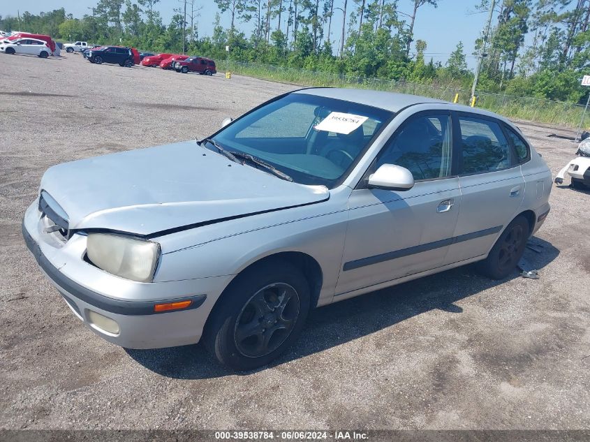 2002 Hyundai Elantra Gls/Gt VIN: KMHDN55D02U066261 Lot: 39538784