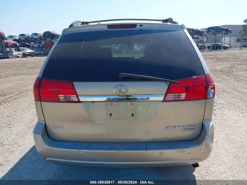 2005 Toyota Sienna Xle Limited VIN: 5TDZA22C15S242789 Lot: 39538817