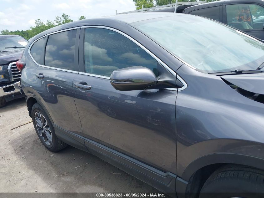 2022 Honda Cr-V Awd Ex VIN: 2HKRW2H55NH663396 Lot: 39538823