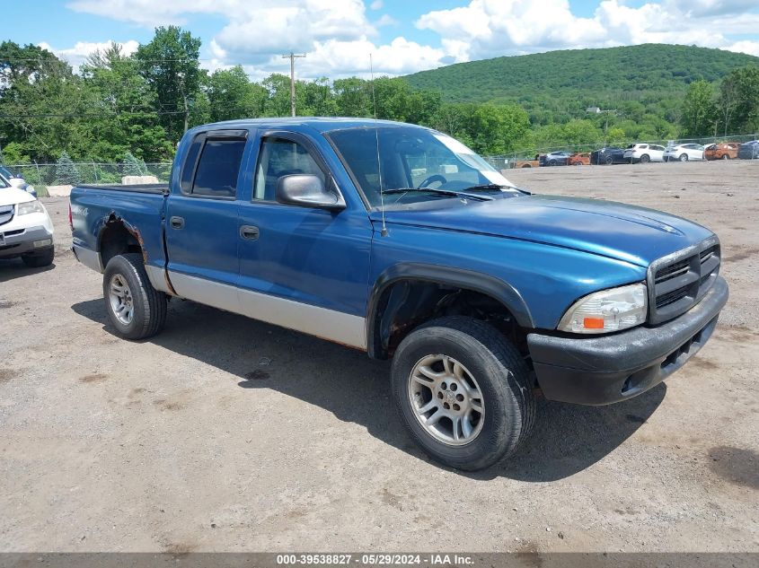 2004 Dodge Dakota Slt VIN: 1D7HG48N54S632689 Lot: 39538827