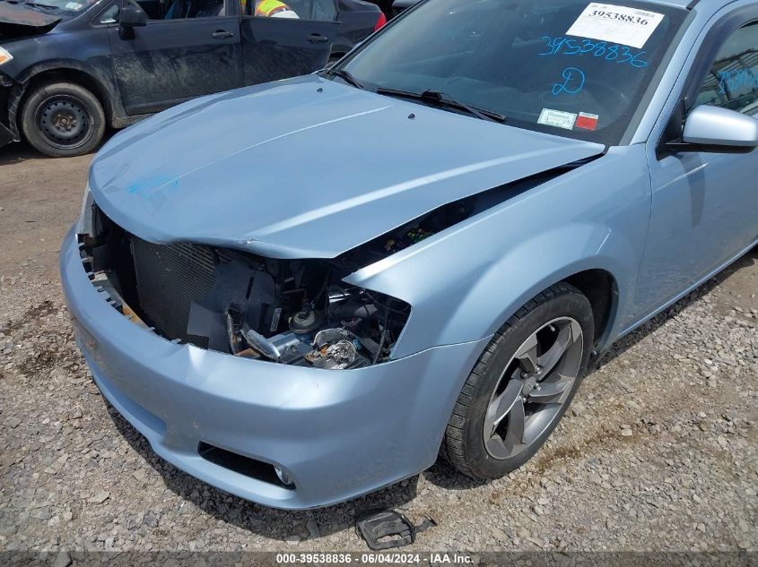 2013 Dodge Avenger Sxt VIN: 1C3CDZCB1DN520210 Lot: 39538836