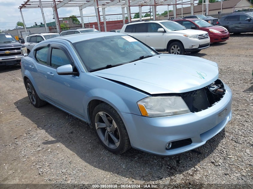 2013 DODGE AVENGER SXT - 1C3CDZCB1DN520210