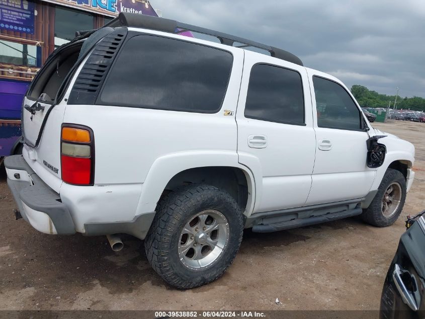 2004 Chevrolet Tahoe Z71 VIN: 1GNEK13Z54R117341 Lot: 39538852