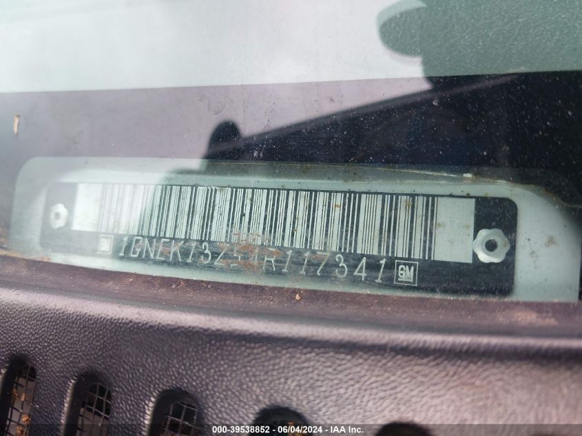 2004 Chevrolet Tahoe Z71 VIN: 1GNEK13Z54R117341 Lot: 39538852