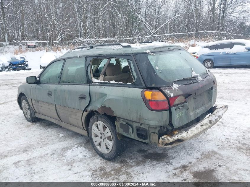 2004 Subaru Outback VIN: 4S3BH675X47640901 Lot: 39538853