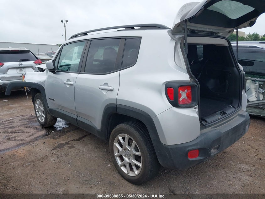 VIN ZACNJBBB7KPK58619 2019 JEEP RENEGADE LATITUDE