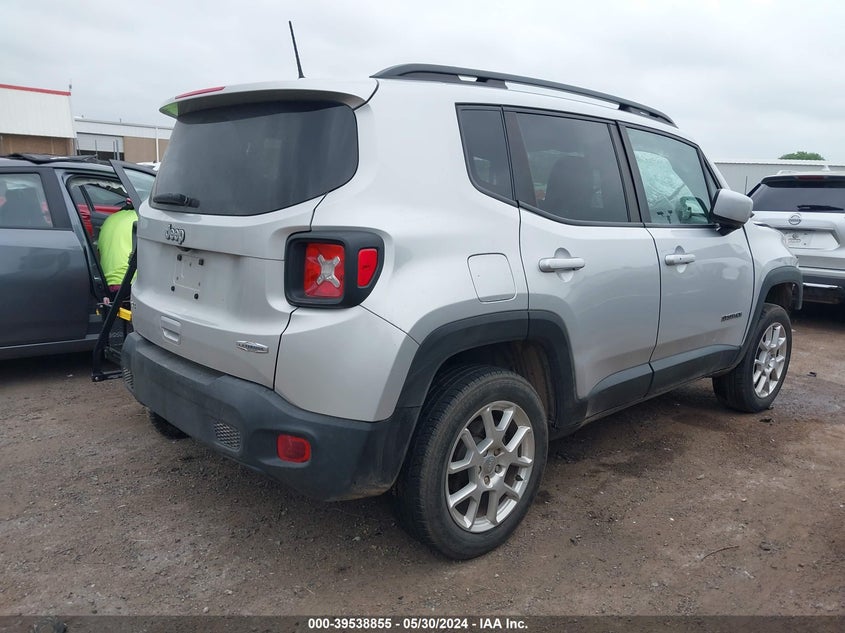 VIN ZACNJBBB7KPK58619 2019 JEEP RENEGADE LATITUDE