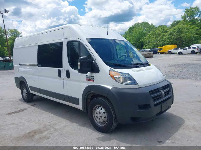 2018 Ram Promaster 3500 High Roof 159 Wb VIN: 3C6URVHG7JE116849 Lot: 39538866