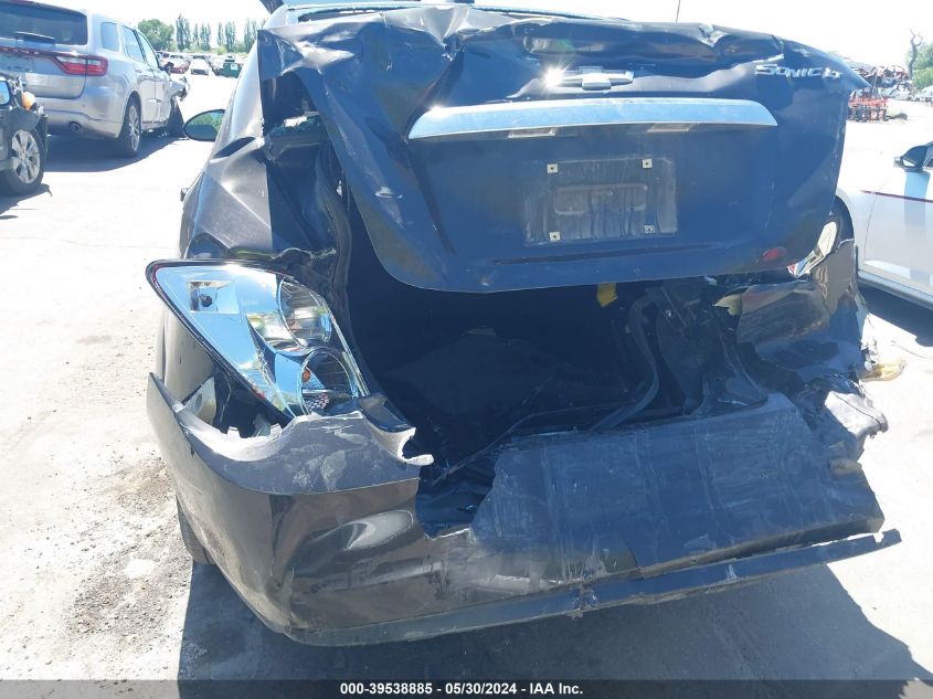 2015 Chevrolet Sonic Lt Auto VIN: 1G1JC5SH9F4151960 Lot: 39538885