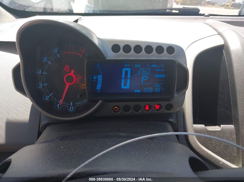 2015 Chevrolet Sonic Lt Auto VIN: 1G1JC5SH9F4151960 Lot: 39538885