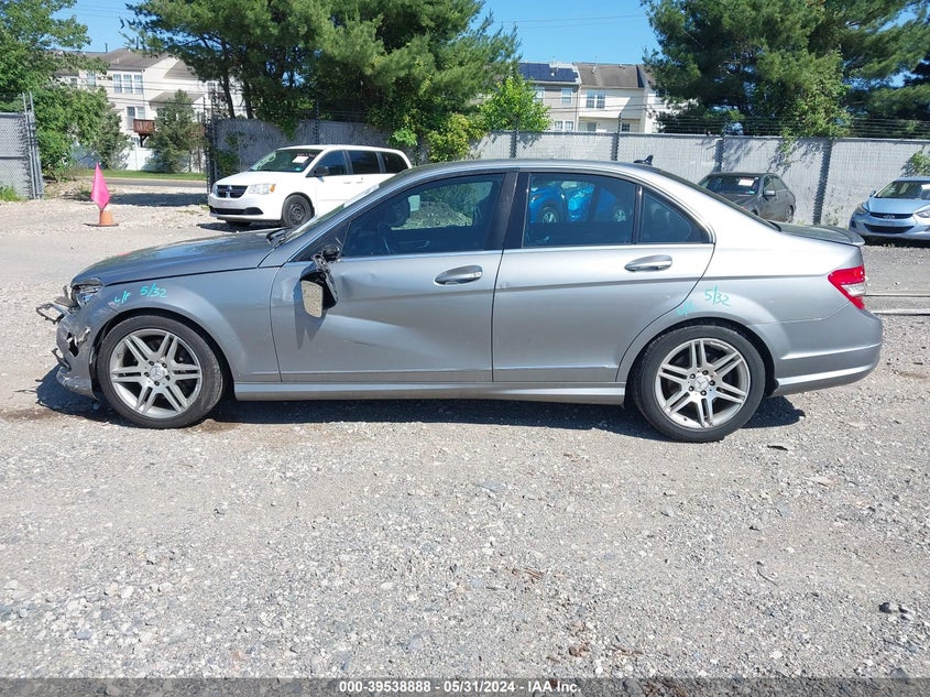 2008 Mercedes-Benz C 350 Sport VIN: WDDGF56X48F059551 Lot: 39538888