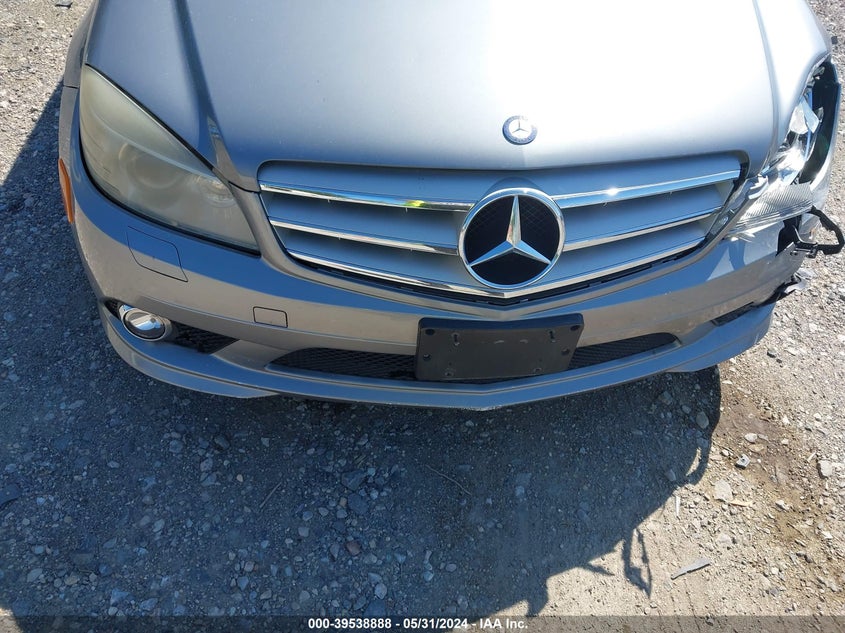 2008 Mercedes-Benz C 350 Sport VIN: WDDGF56X48F059551 Lot: 39538888