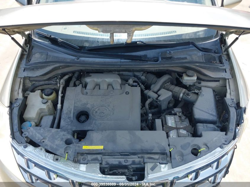 2005 Nissan Murano S VIN: JN8AZ08T75W314570 Lot: 39538889