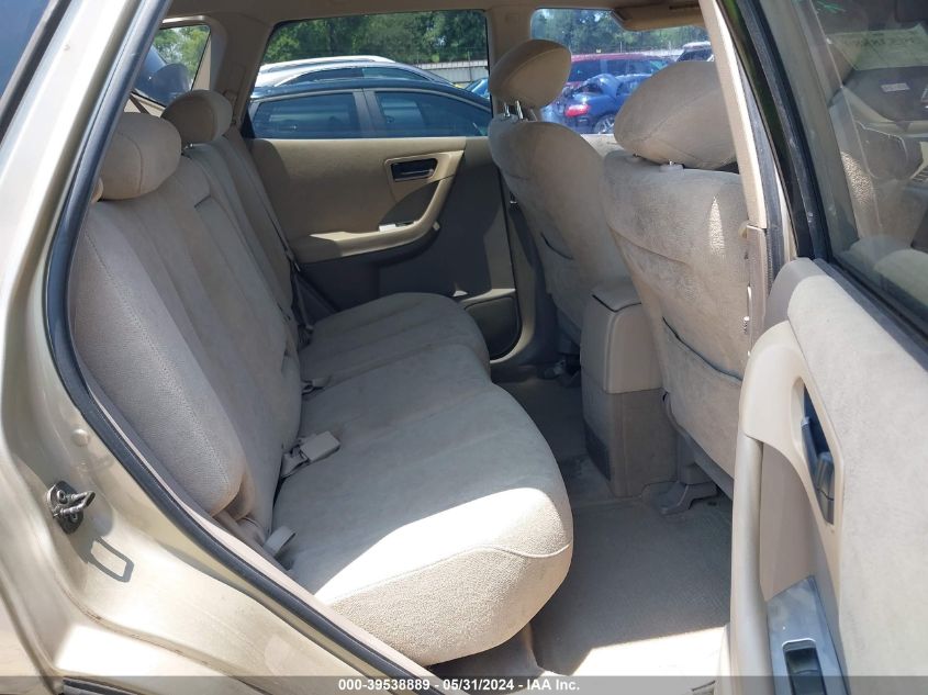 2005 Nissan Murano S VIN: JN8AZ08T75W314570 Lot: 39538889