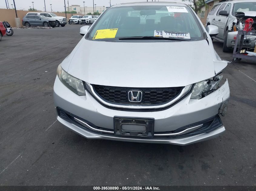 2013 Honda Civic Ex VIN: 19XFB2F81DE236330 Lot: 39538890