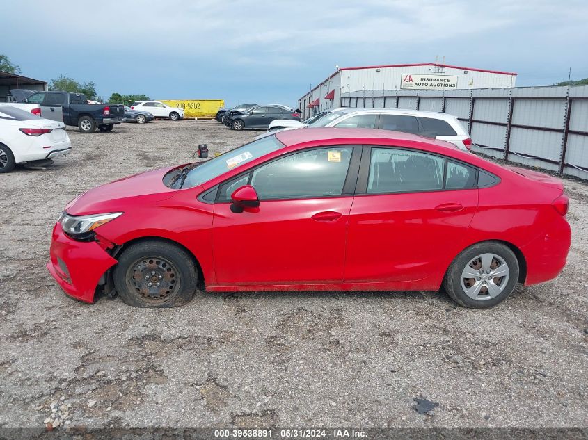 2016 Chevrolet Cruze Ls Auto VIN: 1G1BC5SM9G7293226 Lot: 39538891