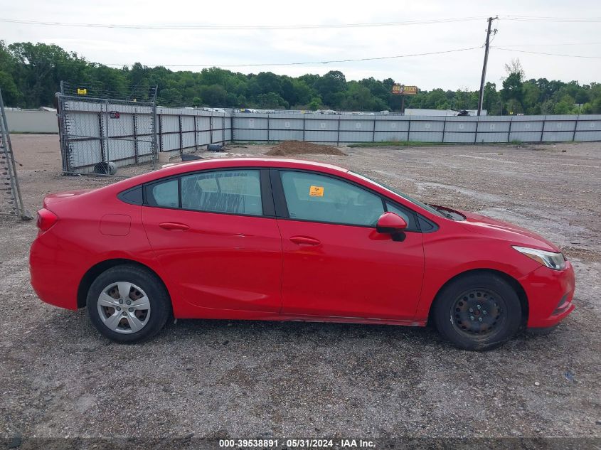 2016 Chevrolet Cruze Ls Auto VIN: 1G1BC5SM9G7293226 Lot: 39538891