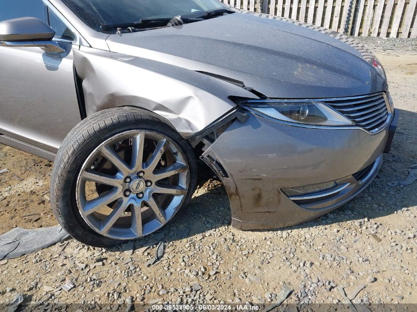 2016 Lincoln Mkz VIN: 3LN6L2G94GR622110 Lot: 39538905