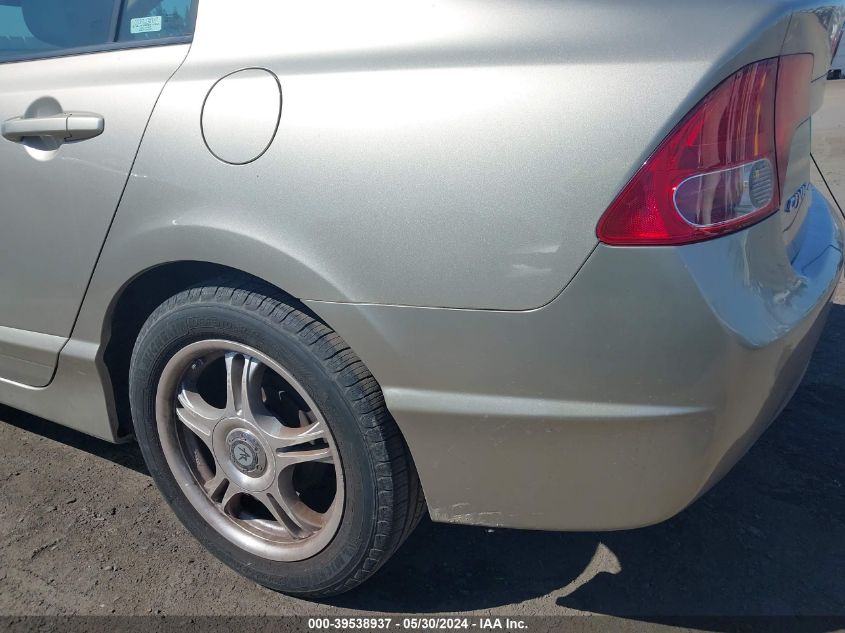 2008 Honda Civic Lx VIN: 1HGFA16598L118673 Lot: 39538937