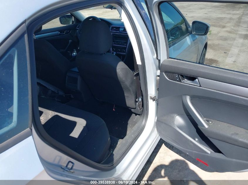 2012 Volkswagen Passat 2.5L S VIN: 1VWAP7A3XCC078190 Lot: 39538938