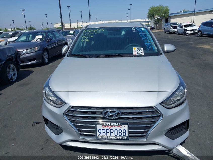 2022 Hyundai Accent Se/Sel VIN: 3KPC24A68NE171451 Lot: 39538942