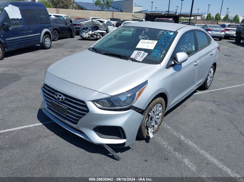 2022 Hyundai Accent Se/Sel VIN: 3KPC24A68NE171451 Lot: 39538942