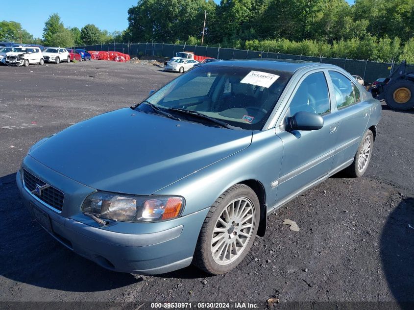 2002 Volvo S60 2.4T VIN: YV1RS58D822113573 Lot: 39538971