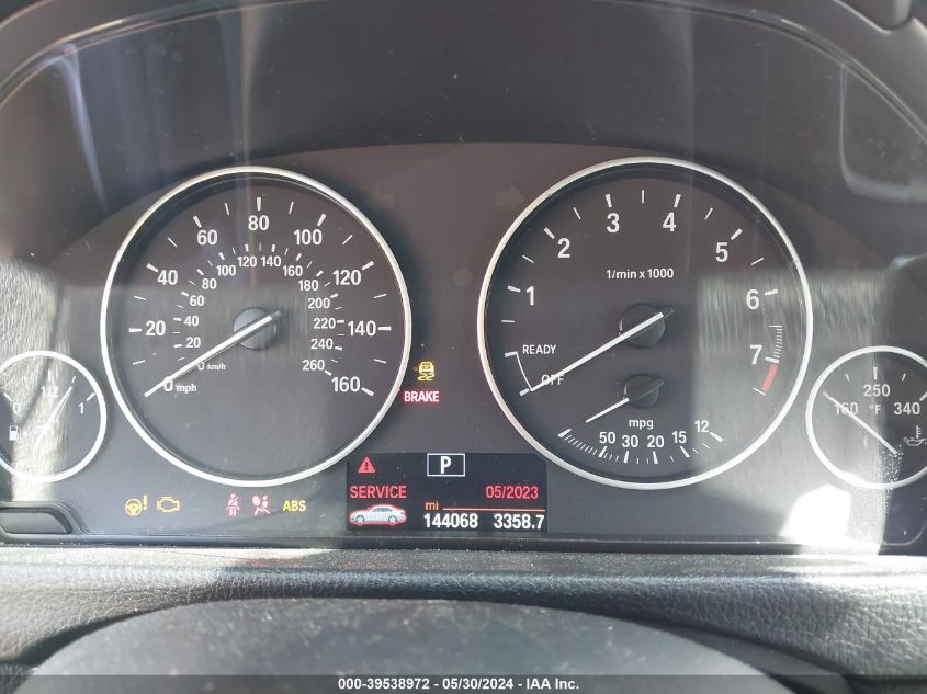 2014 BMW 320I VIN: WBA3B1C52EK132304 Lot: 39538972