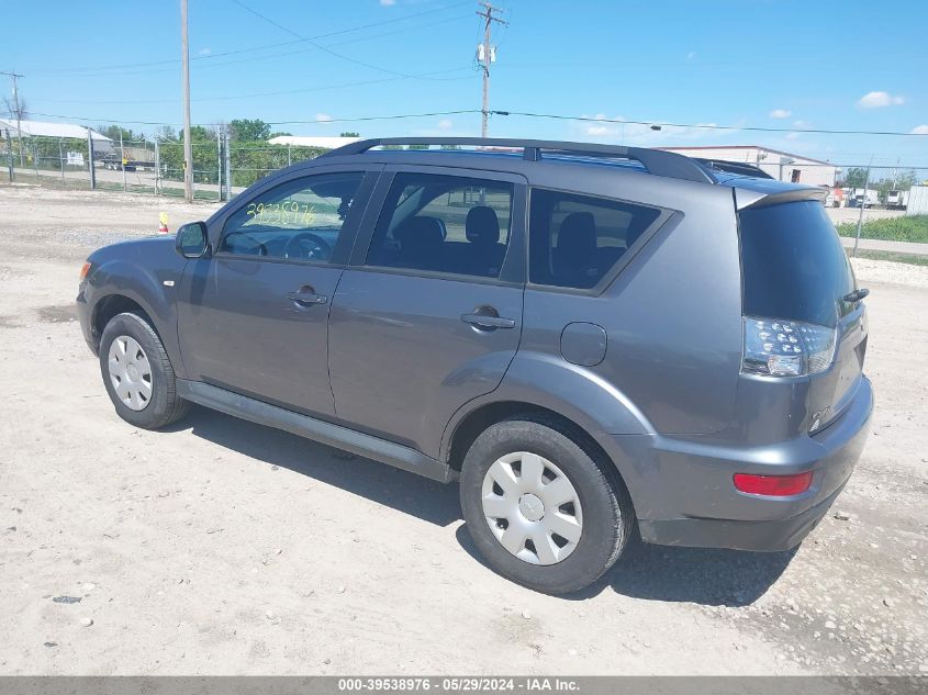 2011 Mitsubishi Outlander Es VIN: JA4AS2AW3BU024019 Lot: 39538976