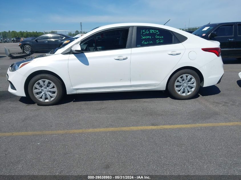 2022 Hyundai Accent Se VIN: 3KPC24A68NE183471 Lot: 39538983