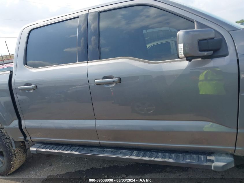 2022 Ford F-150 Lariat VIN: 01FTFW1E84NKE9643 Lot: 39538990