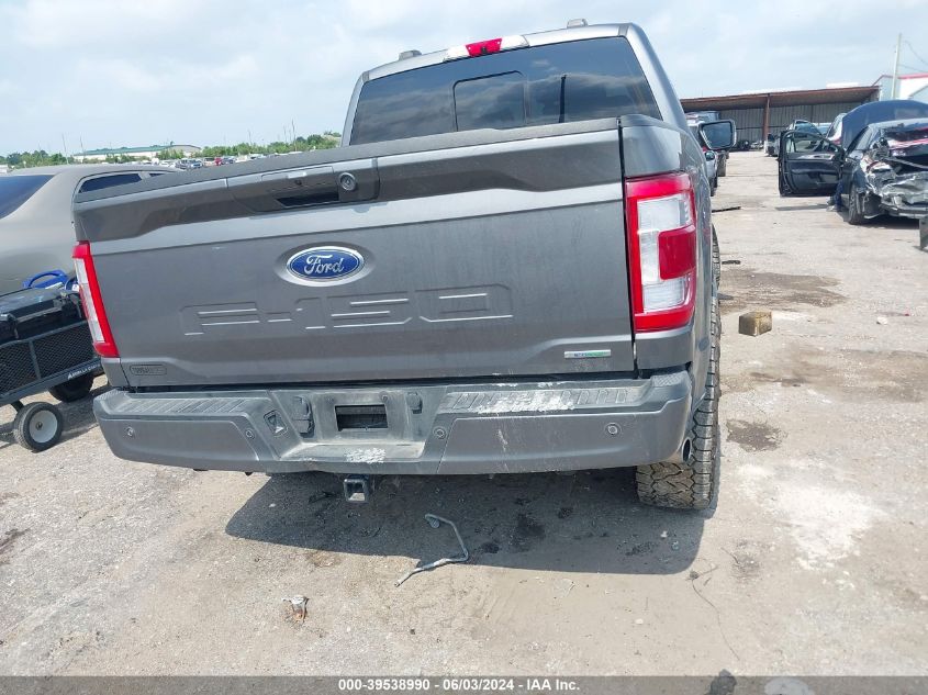 2022 Ford F-150 Lariat VIN: 01FTFW1E84NKE9643 Lot: 39538990