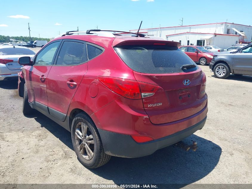 2012 Hyundai Tucson Gls VIN: KM8JU3AC2CU322344 Lot: 39538996