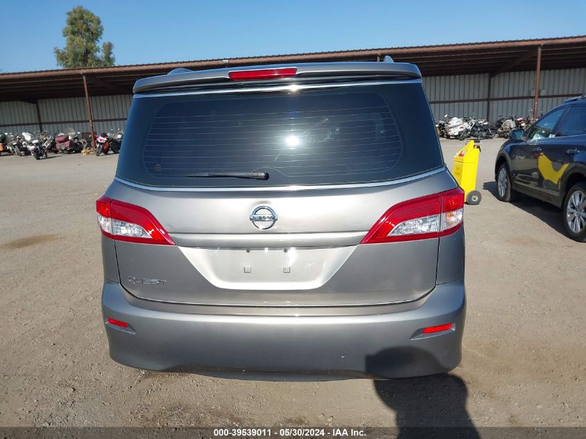 2014 Nissan Quest S VIN: JN8AE2KPXE9100609 Lot: 39539011