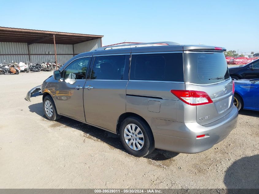 2014 Nissan Quest S VIN: JN8AE2KPXE9100609 Lot: 39539011