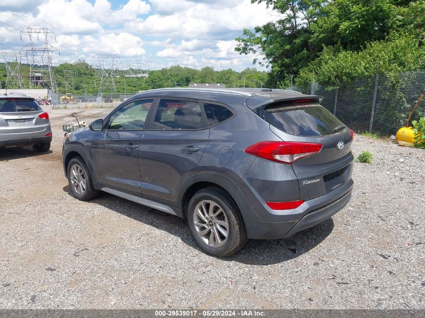 2017 Hyundai Tucson Se VIN: KM8J3CA46HU495447 Lot: 39539017