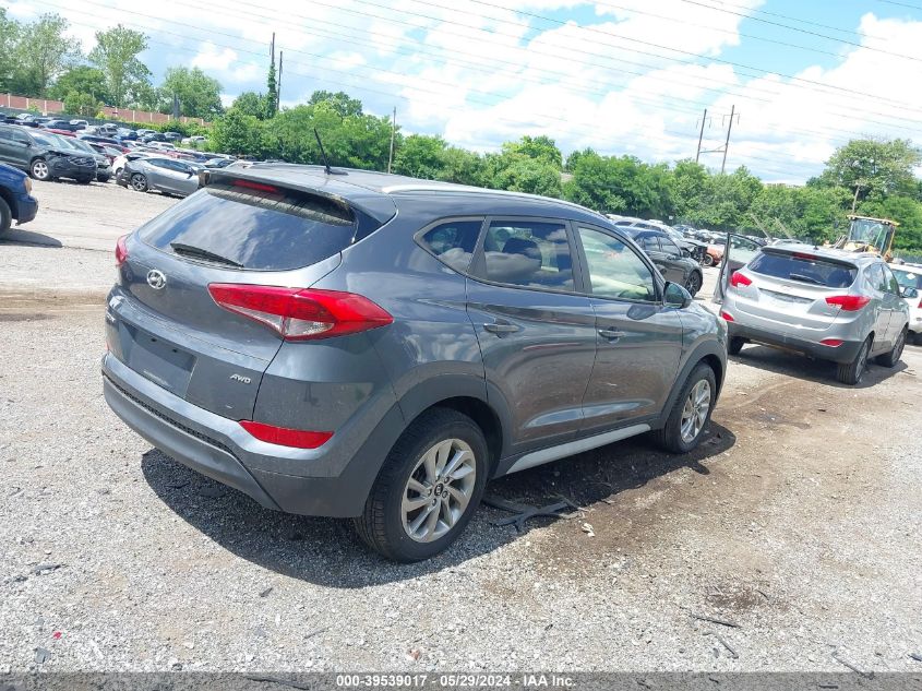 2017 Hyundai Tucson Se VIN: KM8J3CA46HU495447 Lot: 39539017