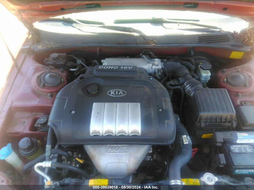 2006 Kia Optima Ex/Lx VIN: KNAGD126765449730 Lot: 39539018